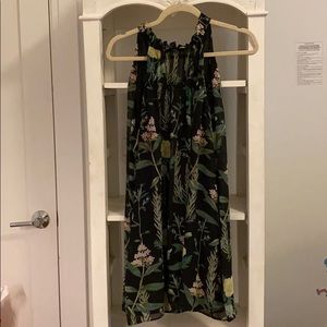 Floral High Neck Dress